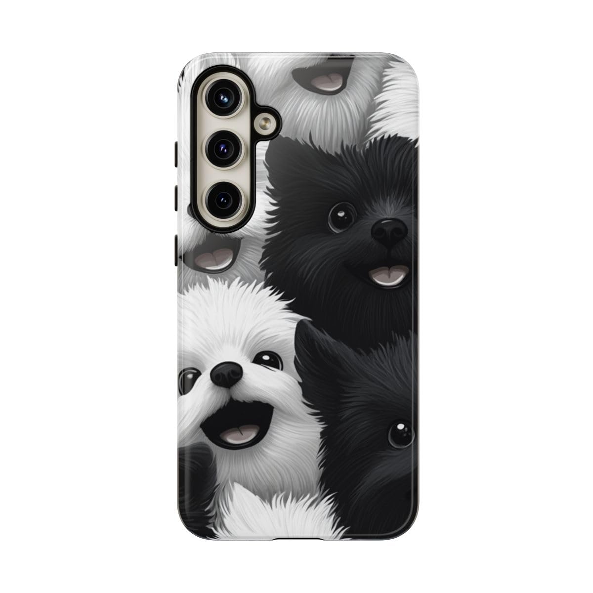 Coque Samsung S24 Plus motif chien rigide anti-rayures pour portable