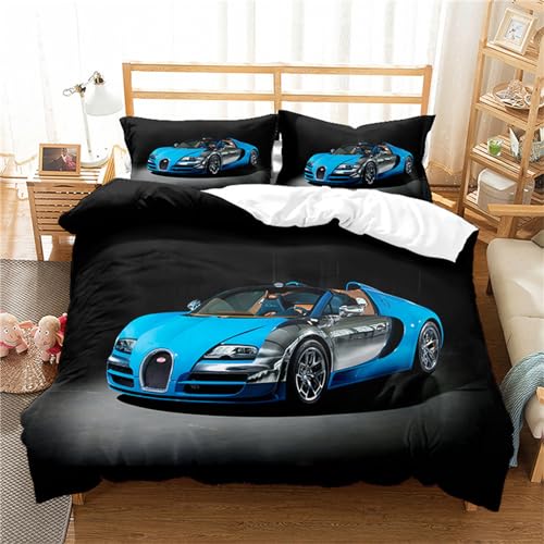 Parure de lit ado garçon voiture de sport idée cadeau OaKita
