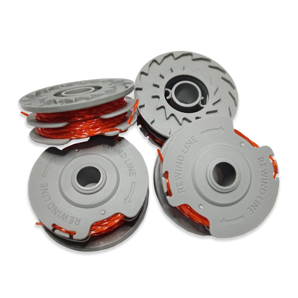 XINTONG 4 PCS String Trimmer Replacement Spool Line,Compatible with Flymo Contour XT/500E/500 XT/Multi Trim/Power Trim/Mini Trim,Line Replacement Spools Weed Eater Spools Line