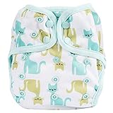 OsoCozy One Size Cloth Diaper Covers (Meow) Adjustable Fit From 8-35 Pounds
