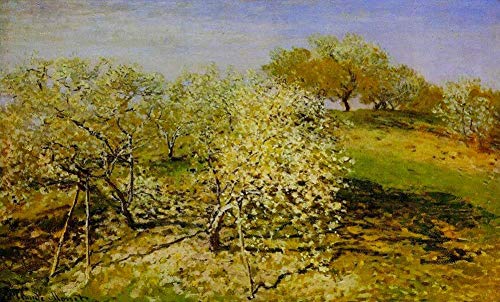 Peinture paysage de Claude Monet pour salon - Toperfect 8 peintures à l'huile Monet -04