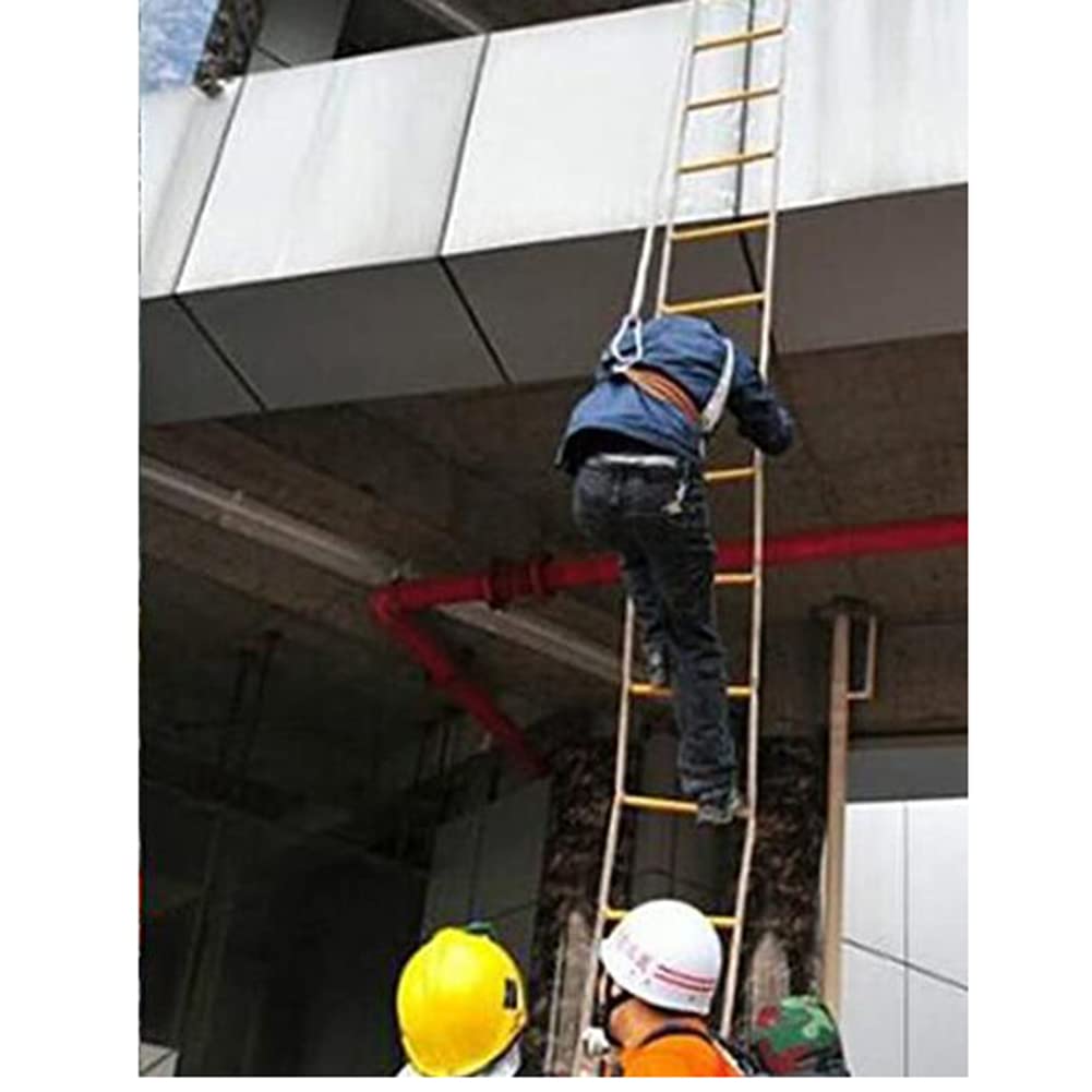 Escalera de Cuerda Escalera de Escape en Caso de Incendio 2/3/4 Pisos para Columpio con Ganchos para un despliegue rápido en Fuego Compacto y liviano para niños y Adultos / 2