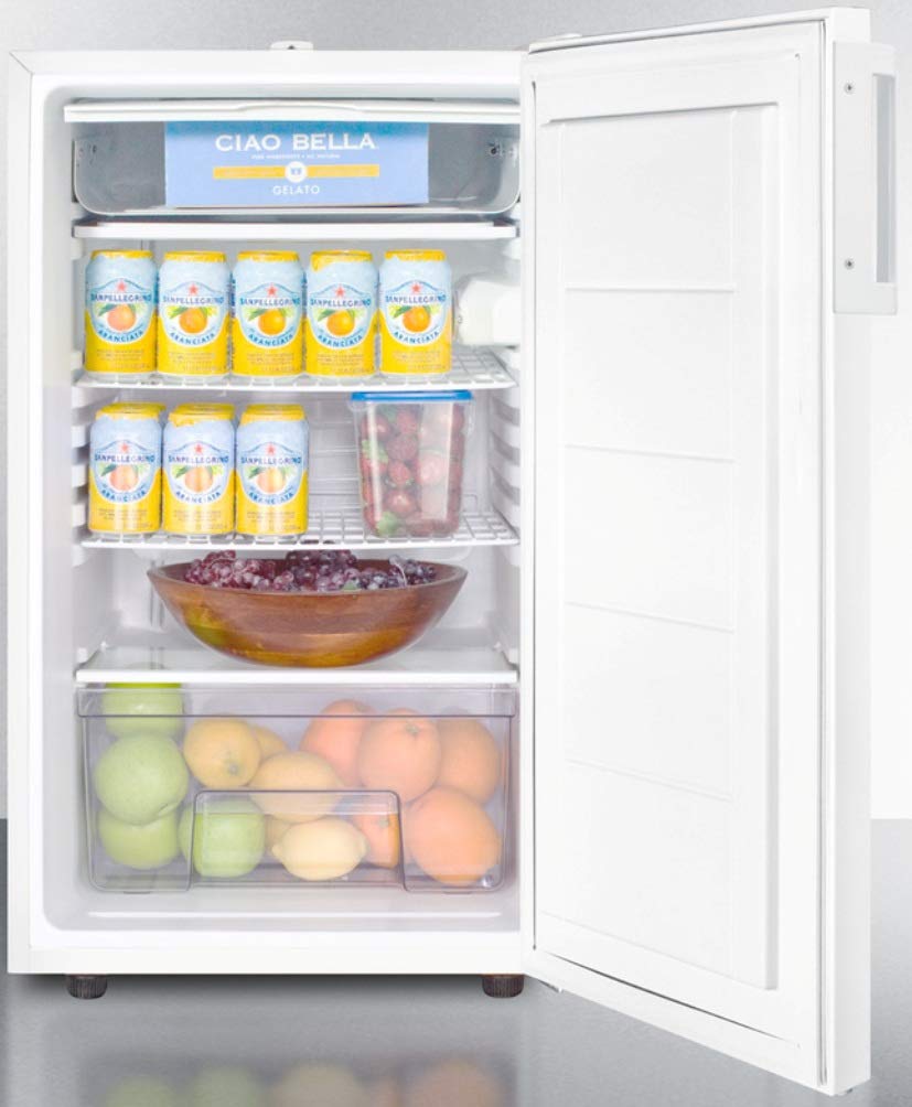 Summit Cm411lbiada Refrigerator, White on Fridge.com - View 4