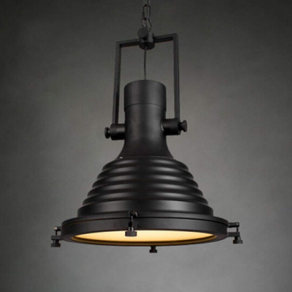 HELCEKOU Rustic Pendant Light Industrial Metal Bronze Chandelier for Loft Living Room Restaurant Cafe Bar E27 Hanging Lamp Fixtures Hard Wiring