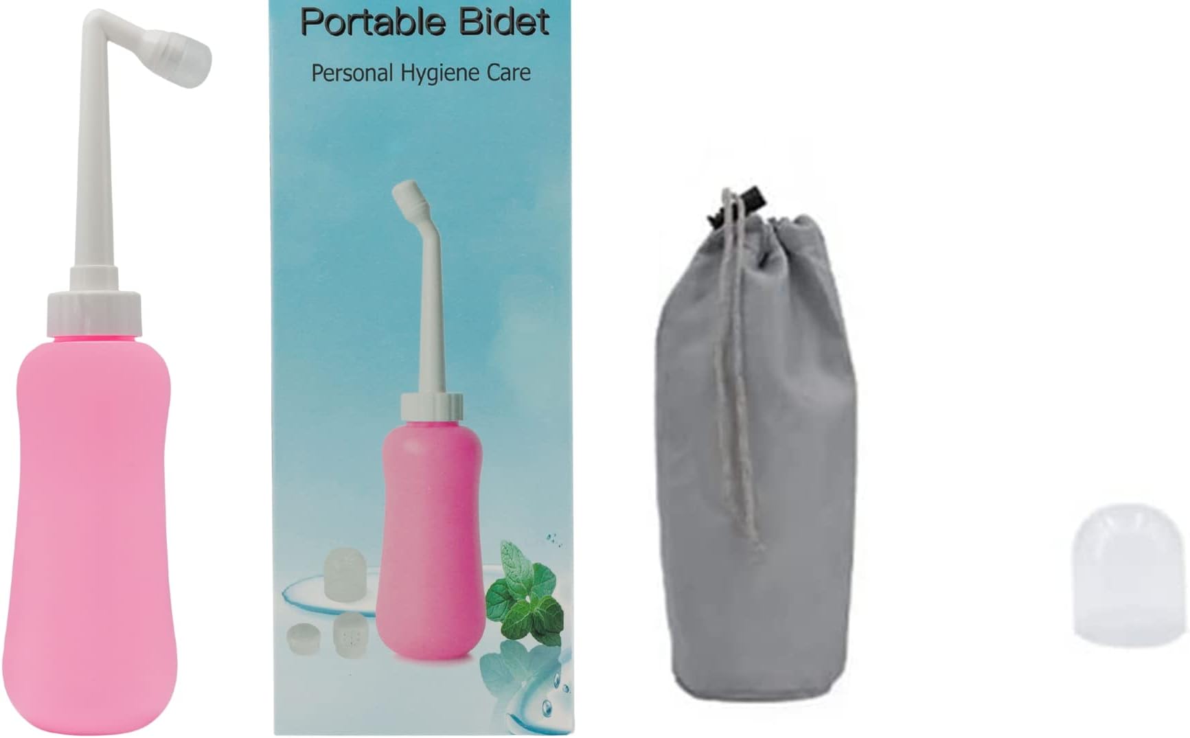 Mai Femme Care Portable Perineal Bottle 450ml Pink Plastic Bidet