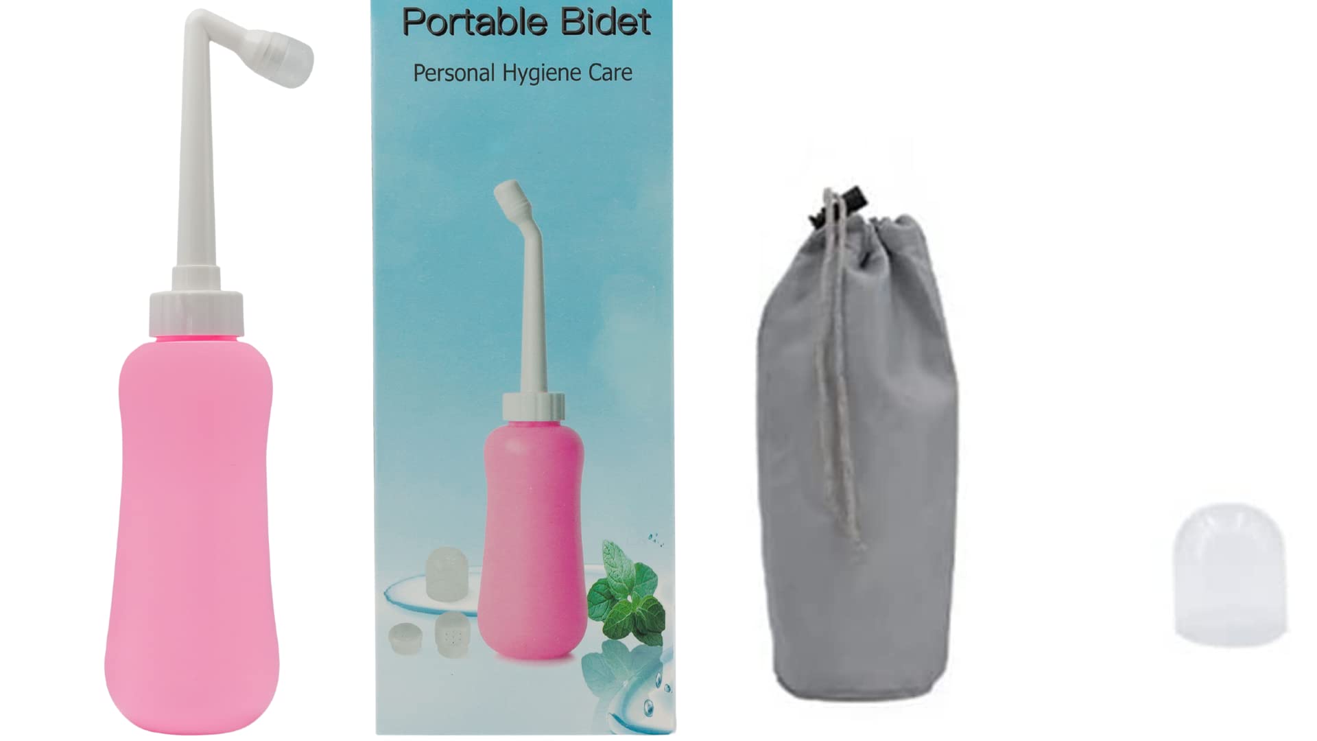 Mai Femme Care Portable Perineal Bottle 450ml Pink Plastic Bidet