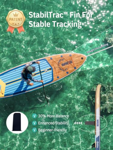 Image of Niphean (Extra Large) Inflatable Paddle Board, SUP for 2+1 People /Family