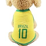 GabeFish Dog World Cup T Shirt Pets Football Jersey Sports Soccer National Team Vest Cat Summer Cool...
