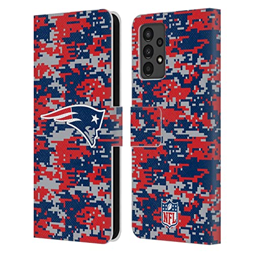 Housse New England Patriots Samsung A13 avec fentes cartes et fermeture