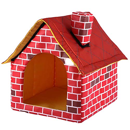 Lit chaud carré de 39x40cm lavable pour chat et bouledogue - 5