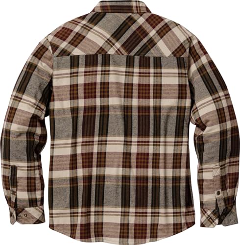 Image of Legendary Whitetails Mens Thermal Lined Shirt Jacket Plaid Flannel Polyfill Insulated Shacket