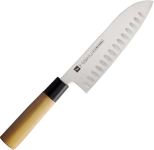 Miniatura 1 de Chroma Haiku-santoku Cuchillo Flluted Blade Longitud 7.1 in, talla única, plata