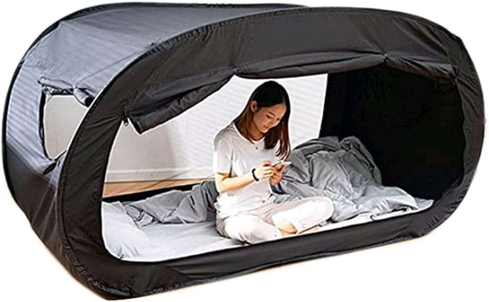 2020プライバシー テント、自動ポップアップ速度 シングルオープンベッドルーム メディテーション屋内ヨガ ベッドテントビーチ釣り 1