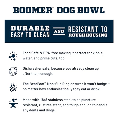 YETI Boomer 4, Stainless Steel, Non-Slip Dog Bowl, Holds 32 Ounces, Tropical Pink - image 2