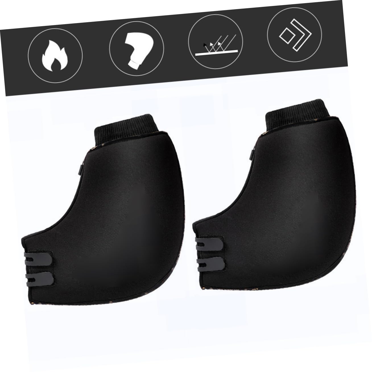 Alasum 1 Paar Winter Fahrradlenkerhandschuhe aus Neopren und Baumwolle Winddicht und Kältefest Geeignet für Mountainbikes und Scooter im Kalten Winter