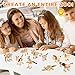 Wettarn 20 Pcs Bendable Wooden Animal Toys Flexible Animal Toys Zoo Safari Jungle Figurines Smooth Natural Farm Animals for Preschool Learning Education Gift for Christmas (Lovely Style)