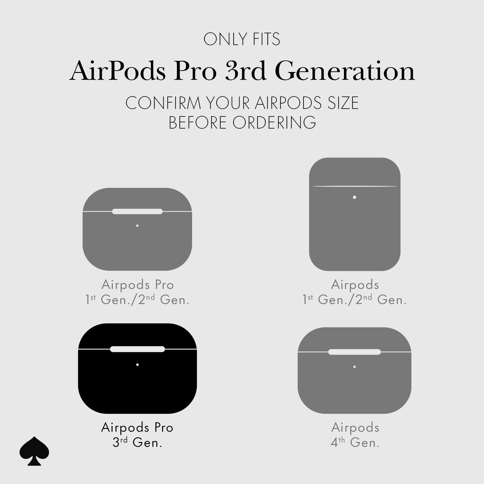 Kate Spade New York Custodia protettiva per AirPods Pro 3 con portachiavi metallico Luxe, tartaruga trasparente, compatibile con AirPods Pro di terza generazione