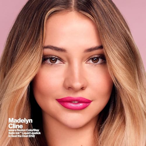 Image of REVLON Colorstay Satin INK, Comfortable, Longwear Rich 16-Hour Liquid lip Color, Formulated with Black Currant Seed Oil & Vitamin E, Citrine Queen - (038)