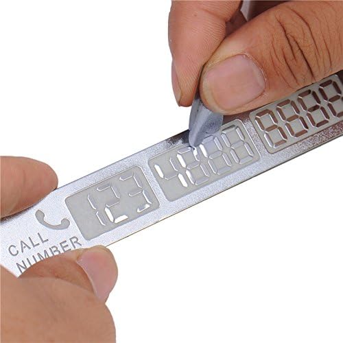 Luminous Car Parking Notification Phone Number Card Number Suction Plate Tool