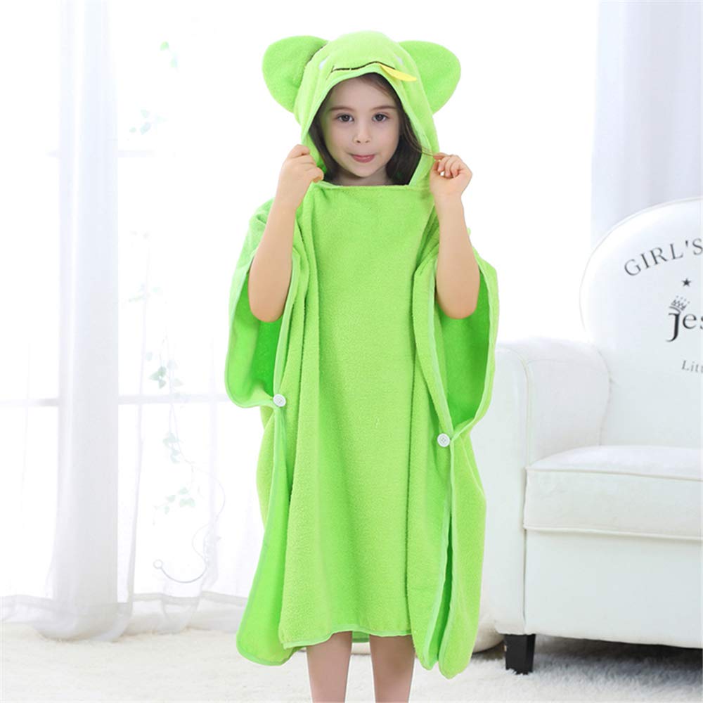 BaronHong Cotton Cute Fashion Hood Animal Estilo de Dibujos Animados Albornoz Unisex-Baby