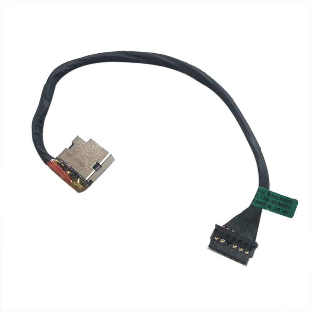 Zahara DC Power Jack in Cable Replacement for HP OMEN Shadow Elf 5 Air 15-DH 15-dh000 TPN-C143 L52816-S46 L52816-F46（17cm