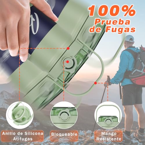 Lista de Botella verde los mejores 5. 24 botella verde marca SDYSM (3)