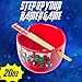 Silver Buffalo Marvel Comics Avengers Retro Featuring Iron Man, Thor, Captain America, Black Widow, Hulk, and Spider-Man Ceramic Ramen Noodle Rice Bowl with Chopsticks, Microwave Safe, 20 Ounces