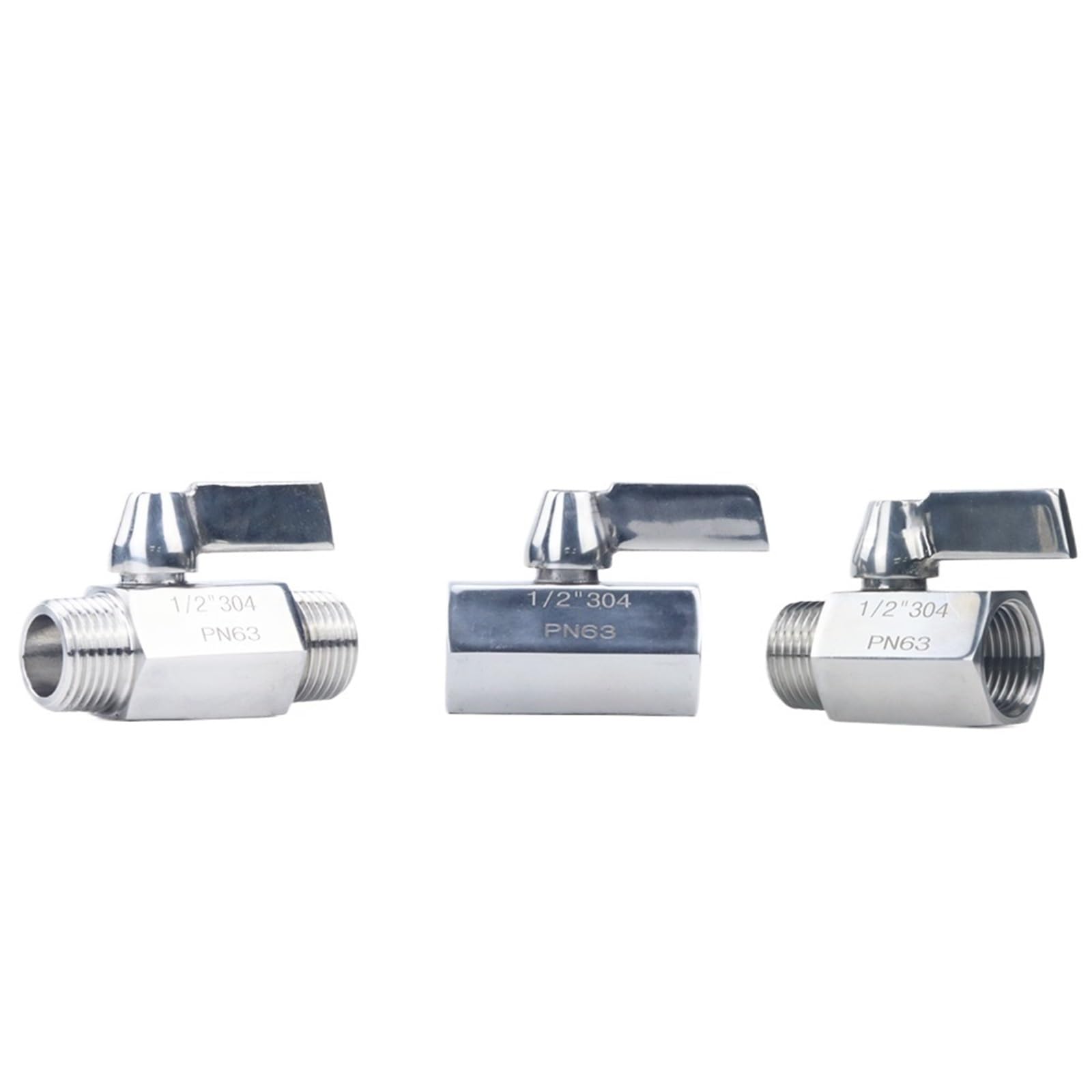 Vanne boisseau sphérique 1 pouce femelle inox mini vanne DN25