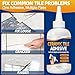 Heavy Duty Construction Adhesive, 10.5 oz Waterproof Tile Adhesive, Versatile Cement Glue for Tile, Concrete, Stone, Wood, Floor, Wall and Granite, Strong Bond, Indoor & Outdoor Use,Construction Glue