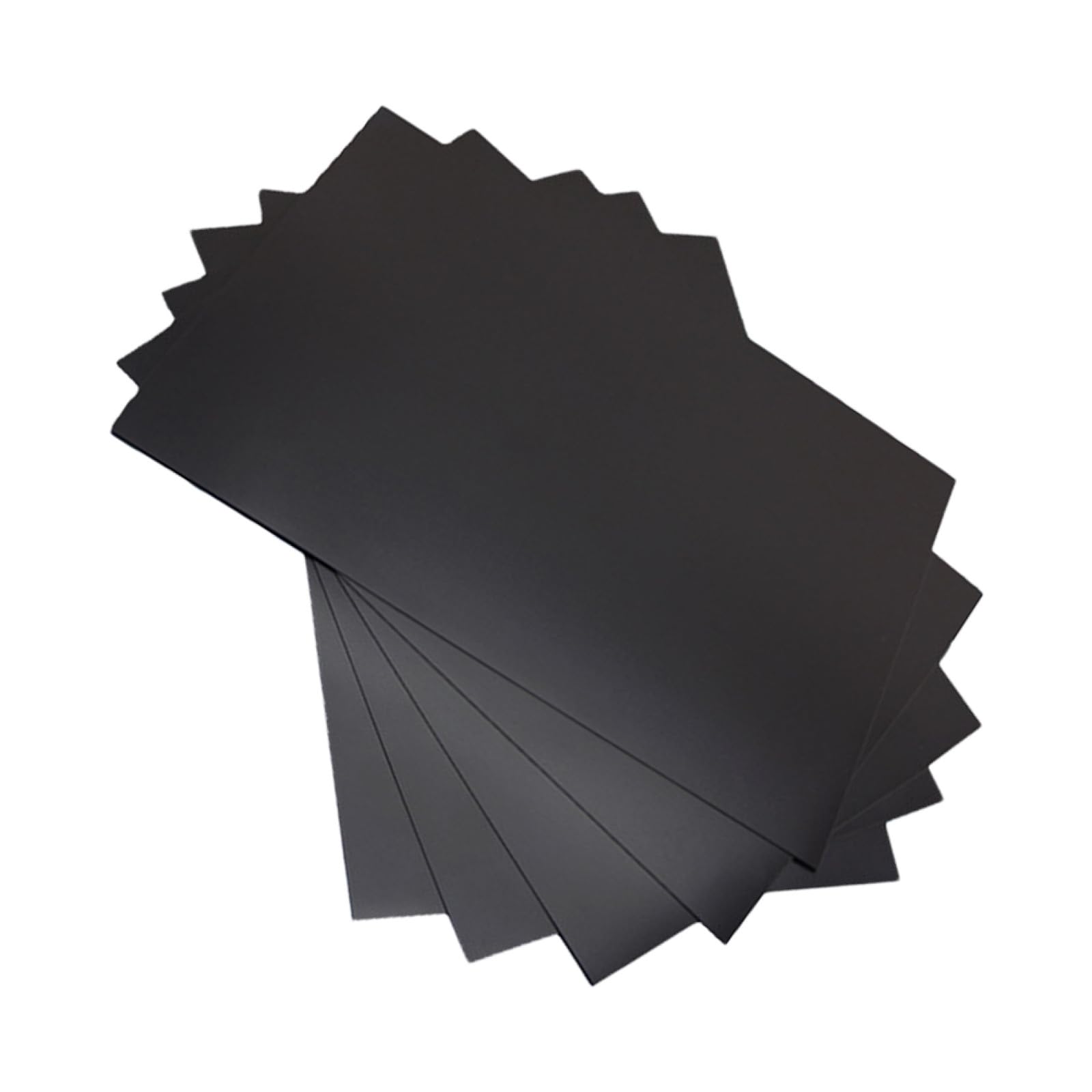 GALPADA Magnetgummi Schwarzes Magnetband 5 Stück Selbstgemacht Selbstklebend aus Gummi mit Kleberückseite für Oberflächen aus Eisen und Kühlschränke