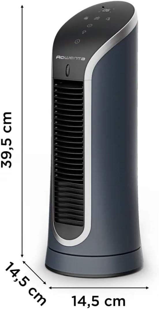 Rowenta Eole Compact, Kule tipi fan, yoğun soğutma, sessiz, enerji tasarruflu, kompakt, çevre dostu VU6220F0
