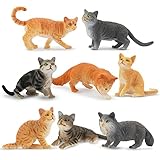 ✔ REALISTISCHE EMULATIONSDETAILS – Dieses Set tierfiguren wurde von Hand bemalt und zeichnet sich durch ein sehr realistisches, detailliertes Aussehen und ein niedliches Gesicht aus. Ihre einzigartig geformten Texturen und reich bemalten Details verleihen den Tieren Lebendigkeit. Und alle Tierfiguren stehen sehr gut, sie fallen nicht um. Kinder möchten mehr Zeit zum Beobachten und Spielen mit ihnen verbringen.