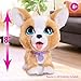 furReal Poop-A-Lots Corgi Interactive 8-inch Walking Plush Stuffed Animal, Pooping Puppy with Leash, 14-pieces, Kids Toys for Ages 4 Up by Just Play
