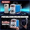 ARC Stick Welder 110V,Super Mini Portable Welding Machine 200a,Small Welders,IGBT Inverter Welder Machine 110v with Synergic Control,Hot Start,Arc Force,Anti-Stick, LED Display(Blue) #1