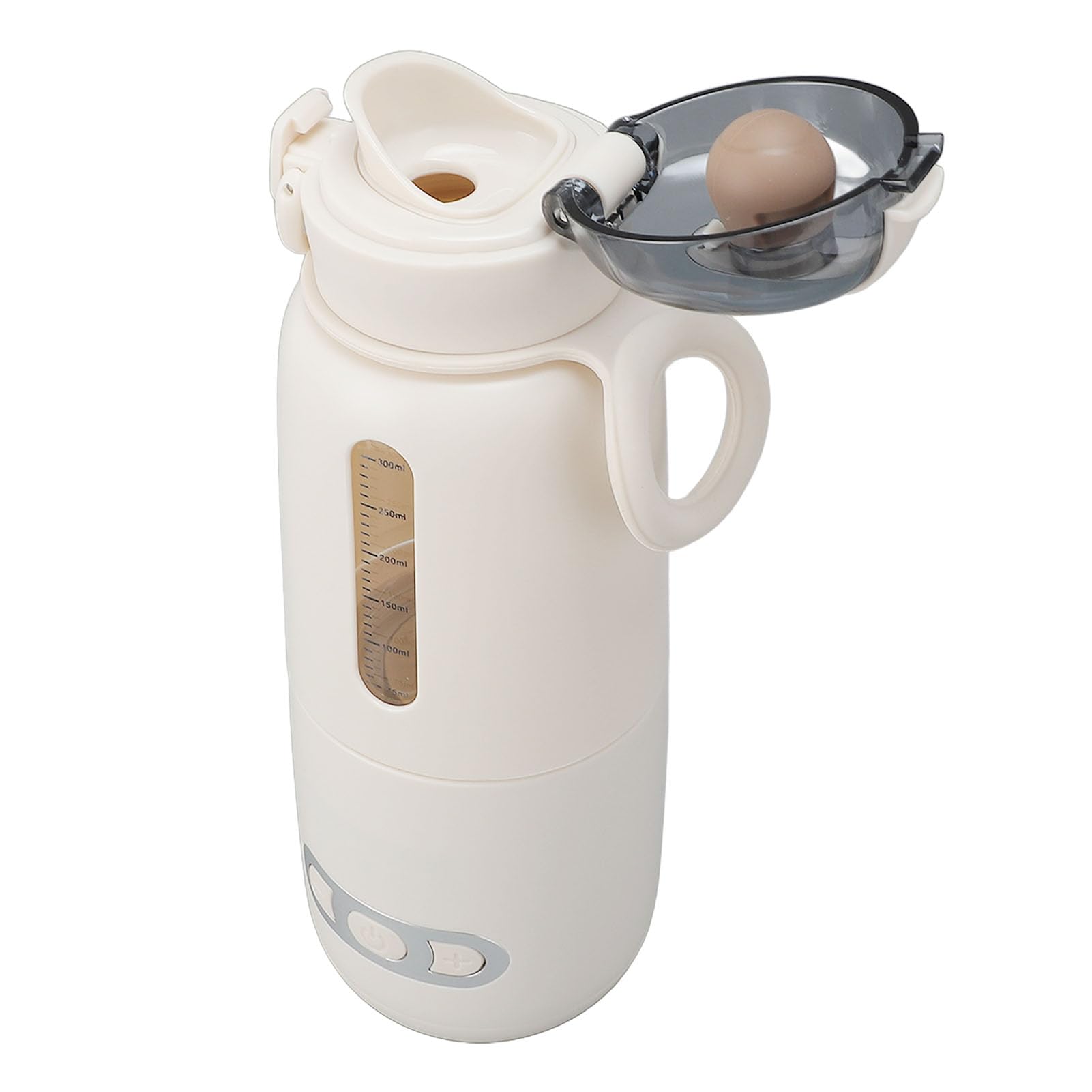 Portable Milk Warmer | Portable Bottle Warmer | 300ml Large Capacity | USB Rechargeable & LED Temp Control | Ideal for Breastmilk and Formula, Travel, Outdoors