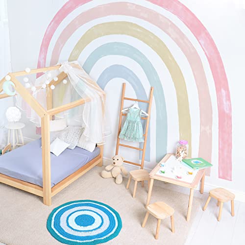 Vinilo decorativo mural arcoíris grande 240x210 cm miniatura 6