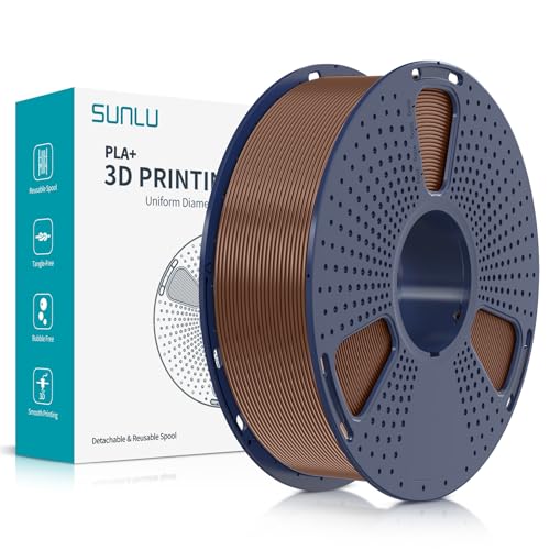 Filament SUNLU PLA Plus Brązowy (BROWN)