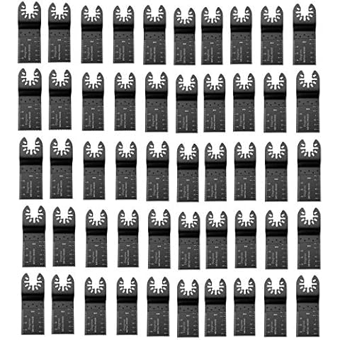 Diagtree 50Pack Bi-Metal oscillating Tool Blade, Diagtree Multitool Blade Oscillating Multi Tool Quick Release Saw Blades for Fein, Dremel, Dewalt, Craftsman, Ridgid, Makita, Milwaukee, Rockwell Cover