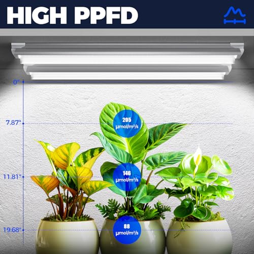 Barrina 144W T8 LED Grow Light (6-Pack)