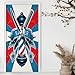 Barbershop Stripe Door Stickers, Barber Pole Door Mural, Barber Tool Wallpaper, Peel and Stick Vinyl, Self-Adhesive Removable, Set of 2 Sheets, 30.3