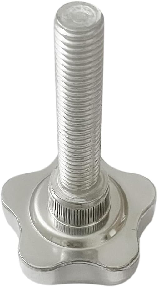 1Pcs M6 M8 M10 M12 Metric Thread Star Knobs Clamping Knob Grip Stainless Steel Knurled Thumb Screw Handle Knobs Screws Replacement Machine Handle