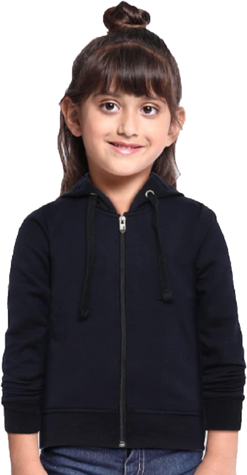ADBUCKS Girl's Cotton Hooded Sweatshirt