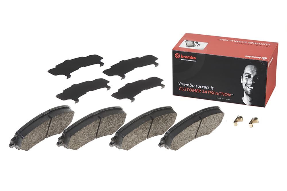Brembo P 56 050 - Pastiglie Freno Anteriori Per Auto Con Sistema Akebono - Alta Qualità, Conformi ECE-R90
