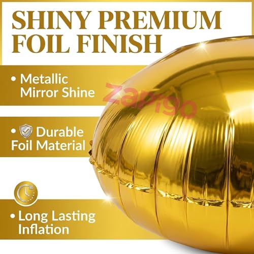 Image of Balloonistics Gold 40-Inch Foil Number 19 Balloon - Helium or Air Fill for 19th Birthday, Anniversary Party Decoration, Photo Booth Backdrop, Cake Table Decor