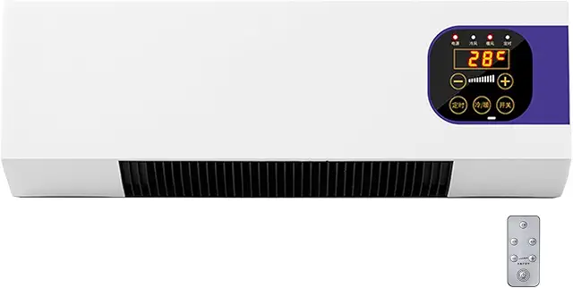 Aire Acondicionado de Pared Sin Unidad Exterior | Calefacción Invierno 2000W | Control Remoto