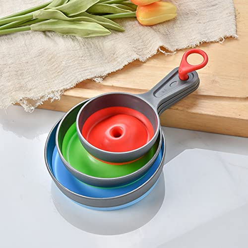 Jicyor Imbuto in Silicone, Portatile Set di 3