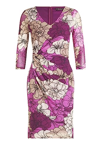 Vera Mont Vera Mont 4780/4022 Vestido, Crema/Morado, 50 para Mujer
