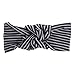 Produktbild HUIQING Baumwolle Stirnband Frauen Mädchen Sommer   Schleifen Haarband Wellenstreifen Geometrische Spring Beach Head Wear Wrap
