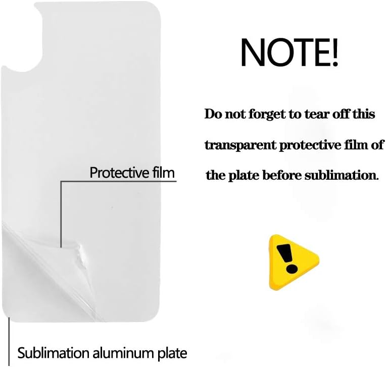 G HEAT-GOO 5PCS Sublimation Phone Case for iPhone X 5.8 Inch Sublimation Blanks Printable Blank Phone Cases Customized Phone Covers for DIY