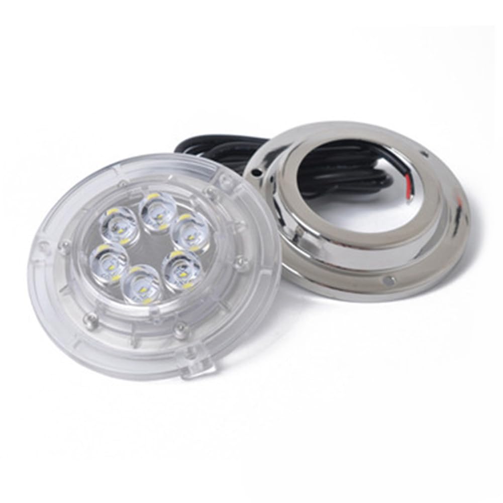 DC10-30V 15W Piscina LED Marino Impermeabile Dock Deck Yacht Luce Subacquea per Barche TP019019, Luce Blu Durevole Facile da Usare